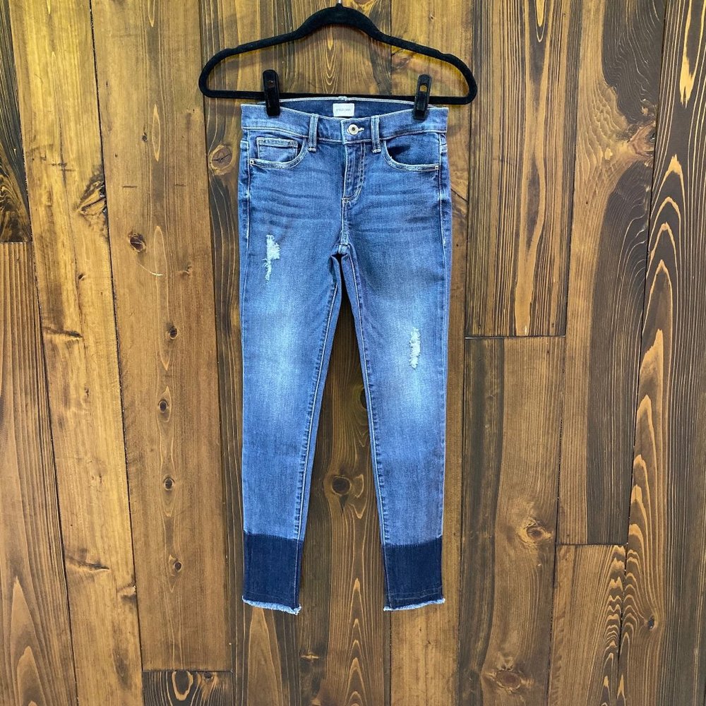 Medium Was Denim Skinny Jeans, Size 24 Boutique